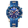 Reloj Binbond Genuino para Hombre Reloj Digital Luminoso para Hombre Estilo Mecánico Deportivo Resistente al Agua de Cuarzo