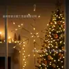 Nevasca de Neve Dourada LED de Natal Transfronteiriça Escultura de Nevasca Dourada de Natal Inovadora