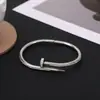 Pulsera Transfronteriza Europea y Americana Nuevo Estilo Ins Acero de Titanio Decorada a Mano con Diamante Circonita No se Desvanece para Mujer Lujo Accesible Pulsera Versátil