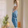 Overol de Mezclilla de Verano 2026 Estilo Commuter para Mujer Casual Cómodo Holgado Lavado En Stock