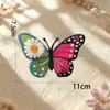 Parches Bordados de Margarita y Mariposa, Parches Bordados Coloridos, Parches Termoadhesivos para Reparar Agujeros, Parches para Ropa, Accesorios