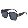 Nuevos Lentes de Sol de Moda Retro 2022 de Montura Grande para Mujer, Transfronterizos, Modernos, Europeos y Americanos, Anti-UV, para Conducir y Viajar