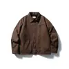 Roupas Masculinas North Boundary Marca Americana Moderna Estilo Novo Inverno 2025 Jaqueta de Lã Polar 320g com Algodão Pesado Lavado para Homens