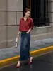 Al por mayor transfronterizo ropa de mujer superventas moderna urbana versátil estilo retro francés camisa de manga larga HBZX919187