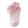 Meias Infantis 2026 Estilo Fino de Verão Meias de Bebê para Primavera e Verão Meias com Acabamento de Renda Meias Brancas de Ballet para Meninas de Verão