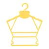 Tienda de Alta Gama Percha Infantil Gancho de Plástico Ropa Integrada Ropa de Bebé Colgante Conjunto de Bebé de una Pieza para Niños