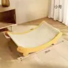 Placa de Arranhar para Gatos de Juta e Sisal, Resistente ao Desgaste, Não Solta Fiapos, Impede Gatos de Arranhar o Sofá, Protege Camas de Gatos, Almofada Integrada para Garras de Gato, Resistente a Arranhões