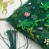 Tecido para Bordado de Vestido de Casamento Flor de Seis Pontas, Diversos Estilos em Estoque, Adereços e Acessórios para Roupas Infantis, Tecido para Bordado de Barra