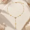 Pulsera de Acero de Titanio Transfronteriza Yuhui Llena de Copo de Nieve Incrustado con Diamantes Estrella de Ocho Puntas con Cubierta para el Dedo Cadena para el Dorso de la Mano Pulsera de Acero Inoxidable Chapada en Oro Real