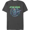 Mercancía Periférica de Star Wars Estampado Nuevo Estilo Urbano Unisex Manga Corta Holgada Cómoda Camiseta Sin Etiquetas