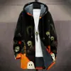 Cardigan con capucha y cremallera suelta para hombre, chaqueta de algodón, 3D digital, sin riesgos, nuevo, independiente de Temu, para hacer tú mismo con imágenes