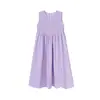 Vestido chaleco estilo coreano estilo western para niñas, nuevo de verano, dulce, estilo princesa para niños, falda de algodón de alta gama, moda