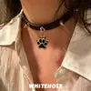 Gargantilla Punk Ins Subcultura Remache de Hueso Estilo Puro Deseo Cachorro Rebelde Collar Punk