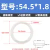 Anillo de Sellado Tórico de Silicona Anillo Tórico Resistente al Aceite con un Diámetro de Alambre de 1.8 mm* y un Diámetro Interior de 1.8-80 mm Anillo de Sellado de Goma Tipo O