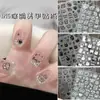 Adesivos de Arte para Unhas Desenho Animado Estilo Garota Popular Doce Legal Fofo Kitty Preto Branco Estilo Graffiti Cachorrinho Cacheado Decalque de Unha