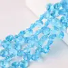 Novos acessórios de joias DIY 12mm furo lateral pingente flor de ameixa de vidro colorido colar brincos Acessórios Joker Atacado