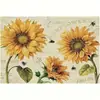Nuevo mantel individual floral decorativo estampado, alfombrilla aislante del calor, venta al por mayor de cocina transfronteriza, Amazon TEMU, artículos de uso diario, mantel de mesa