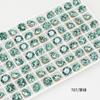 Rhinestones Octagonales Corte Rosa Dongzhou de 8 mm, Rhinestones Brillantes K9 con Base Puntiaguda, Nuevas Decoraciones para Uñas, Rhinestones para Accesorios de Aretes DIY