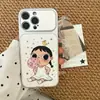 Capa de Celular Fofa Xiaoyu em Formato de Estrela Adequada para Apple 17 Pro Max, Alto Valor Estético para Meninas, Bordas Macias e Painel Traseiro Rígido para Modelos 16/15