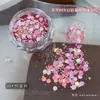 Nuevos Accesorios para Uñas con Brillo Ojo de Gato, Venta Caliente Transfronteriza Rosa Frambuesa Azul Iridiscente Pegatinas para Uñas con Brillo Accesorios DIY