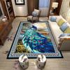 Alfombra clásica de estilo chino de alta gama para sala de estar, alfombra grande de estilo chino para estudio y oficina.