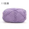 Xuefeier Hilo Liso No. 2 2mm Hebra Redonda Hueca Algodón Hilaza Algodón Puro Hilo de Algodón para Crochet Lana DIY Tejida a Mano
