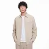 Camisa de Rayas para Hombre 2026 Otoño Nuevo Estilo Solapa Versátil Casual Marca Trendy Retro Japonés Algodón Holgado