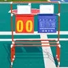 Marcador de Baloncesto para Jardín de Infancia Soporte de Piso para Marcador de Fútbol Volteable Voleibol Tenis de Mesa Deportes al Aire Libre Puntos