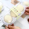 Caja de embalaje de nieve redonda de una sola pieza, caja de embalaje de pastel de yema de huevo, caja de embalaje de daifuku bola de nieve