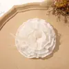 Flor de Rolo Plissada Suave Gaze Pena Folha de Lótus Renda Flor de Tigela DIY Laço de Cabelo Feito à Mão Faixa de Cabelo Sapatos Meias Acessórios de Roupa