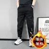 Pantalones de pana modernos para otoño e invierno para hombre, alta calidad, forro polar, gruesos, deportivos, versátiles y casuales tipo jogger