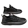 Zapatos para Hombre, Zapatos Deportivos de Cuero con Suela Blanda, Estilo Nuevo, Cómodos, Simples, Versátiles Zapatos para Hombre, Zapatos Blancos Transpirables, Zapatos Casuales para Hombre