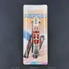 Juego Anime Gigante Plata Rojo 22cm Bomba Cuchillo de Salto Molde Aleación de Zinc Accesorios Manualidades Juguetes sin Filo