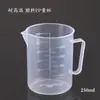 Taza medidora de plástico de grado alimenticio 250 500 1000 ml 2 L 5 L Engrosada para hornear y té de leche, Taza medidora graduada de PP para el hogar