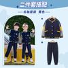 Uniformes de Jardim de Infância, Uniformes de Beisebol para Primavera e Outono, Uniformes de Classe de Três Peças para Crianças Novas, Roupas Esportivas para Alunos do Ensino Fundamental I e II