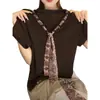 Camiseta de Manga Corta Empalmada de Seda de Diseñador Talla Grande para Mujer, Nuevo Estilo Verano 2026, Cubre el Cuerpo, Top Versátil para Ropa Exterior