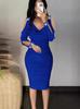 Moda 2024 Saia de Quadril Amazon Europeia e Americana Garota Popular Vestido Justo Plissado com Strass Colorido Verão Feminino Vestido Preto Pequeno