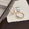 Pendientes de Aro Exagerados Brillantes con Forma de Cruz y Diamantes Picantes para Mujer Pendientes de Diseño Nicho Pendientes Sexy Elegantes