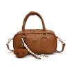 2024 Otoño e Invierno Nueva Bolsa Cuadrada Pequeña de Mano para Mujer Retro Casual Moda Bandolera Pequeña Fresca Moderna Bolso de Hombro