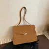 Bolsa Tote Fashion de Grande Capacidade para Mulheres 2025 Inverno Nova Bolsa de Ombro Transversal de Trabalho de Alto Padrão