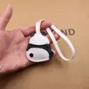 Cuerda Colgante para Equipaje de Cuero de Panda Gigante Guochao Colgante Colgante Tesoro Nacional Accesorios para Ropa de Panda Adornos Colgantes de Cuero