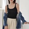 Camisole de modal para primavera e verão, feminina, leve, fresca, para usar por baixo, seda de amoreira, fresca, respirável, top casual