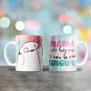 Nuevos Productos de Exportación en Abril Taza de Cerámica con Temática del Día de la Madre Regalo de Cumpleaños para Mamá Vaso de Agua