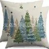 Serie de decoraciones navideñas para árboles de Navidad de Amazon transfronteriza: almohadas, cojines para el hogar, sofá, dormitorio y sillas