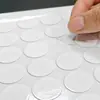 Punto Adhesivo Cuadrado Acrílico Transparente Cinta Nano Sin Rastro Adhesivo Fuerte Alta Transparencia Pegamento de Punto Doble Cara Personalizable