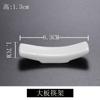 Palillos creativos de porcelana blanca pura, soporte para cuchara, vajilla de cerámica para hotel, palillos, palillos de cerámica chinos, almohada, venta al por mayor