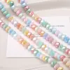 Gradiente Arcoíris Vidrio Cristal Imitación Porcelana Cuentas DIY Accesorios de Joyería Hechos a Mano Pulsera Brazalete Material de Cuentas Colgante