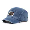 Gorra de Béisbol de Mezclilla para Hombre y Mujer, Verano y Primavera, Visera Corta, Lavada y Estilo Vintage, Versión Coreana, Sombrero para Exteriores con Protección Solar