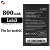 Adecuado para batería de teléfono móvil Wiko Lubi3, completamente nuevo, duradero, batería de larga duración 800mAh, venta al por mayor de fábrica, comercio exterior