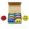 Borrador de pizarra blanca magnético personalizado de fábrica con cara sonriente, borrador de tela de fieltro EVA de 9,3 x 9,3, borrador de tablero de traje grande en stock